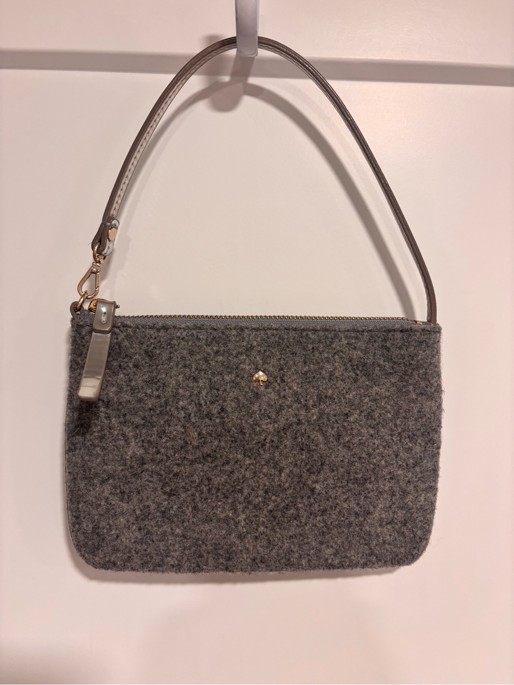 Wool Kate Spade wristlet purse